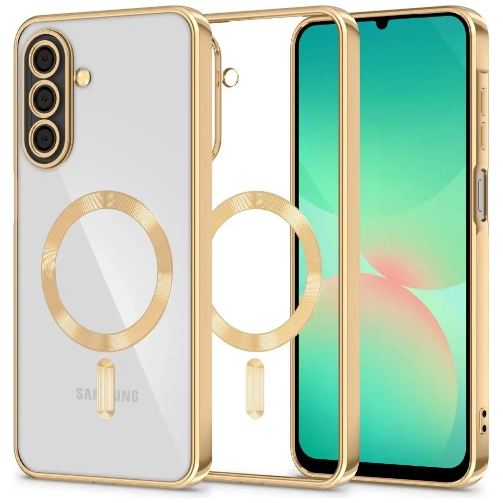 Etui Tech-Protect Magflex MagSafe Samsung Galaxy A26 5G Shiny Gold