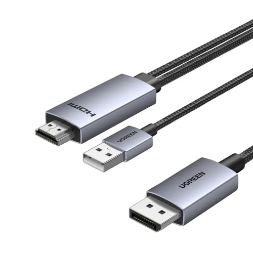 Kup UGREEN HD169 DisplayPort / HDMI 4K 60Hz 2m (černá) - UGR5606 - {ean13} - Sklep Home Screen