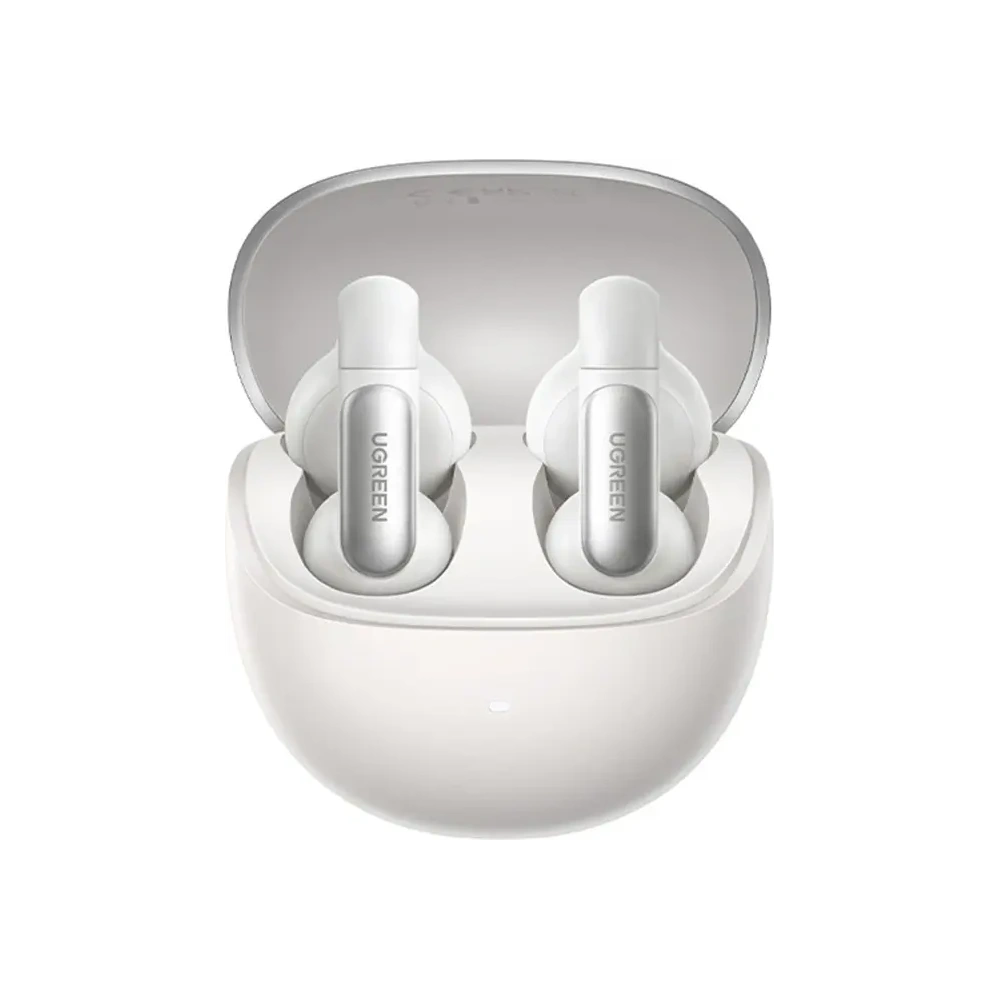 Bezprzewodowe słuchawki douszne klips UGREEN HiTune S5 WS210 Bluetooth 5.4 AAC, SBC (białe)