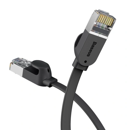 Buy Baseus High Speed Ethernet RJ45 Flat Cable Gigabit Cat.6 3m (black) - BSU1440BLK - {ean13} - Home Screen Store Europe