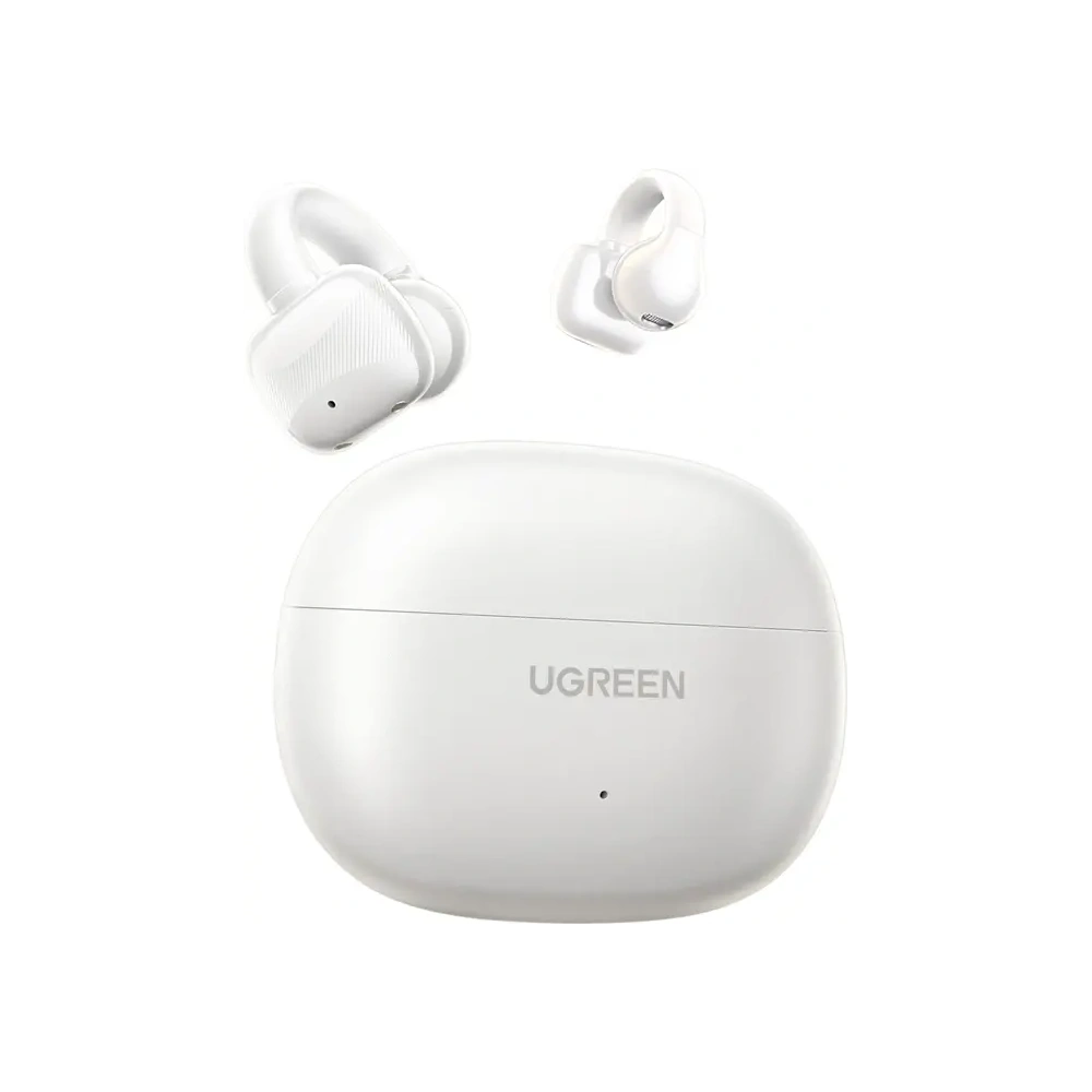 Bezprzewodowe słuchawki douszne klips UGREEN HiTune S3 WS209 Bluetooth 5.4 AAC, SBC (białe)