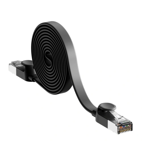 Kup Cablul de rețea plat Baseus High Speed, Ethernet RJ45, Gigabit, Cat.6, 3m (negru) - BSU1440BLK - {ean13} - Sklep Home Screen
