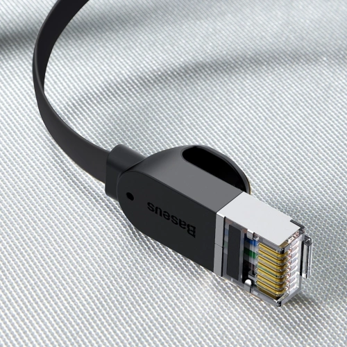 Kup Cablul de rețea plat Baseus High Speed, Ethernet RJ45, Gigabit, Cat.6, 3m (negru) - BSU1440BLK - {ean13} - Sklep Home Screen