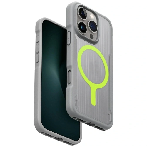 Kup UNIQ Combat Active Apple iPhone 16 Pro Magclick Nabíjení šedá - UNIQ1474 - {ean13} - Sklep Home Screen