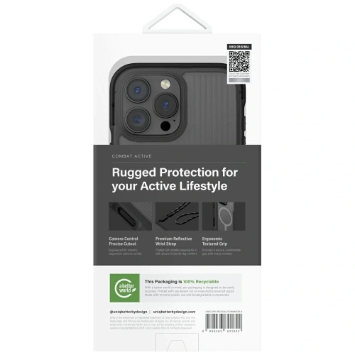 Kup Etui UNIQ Combat Active do Apple iPhone 16 Pro Max Magclick Charging czarny - UNIQ1475 - {ean13} - Sklep Home Screen