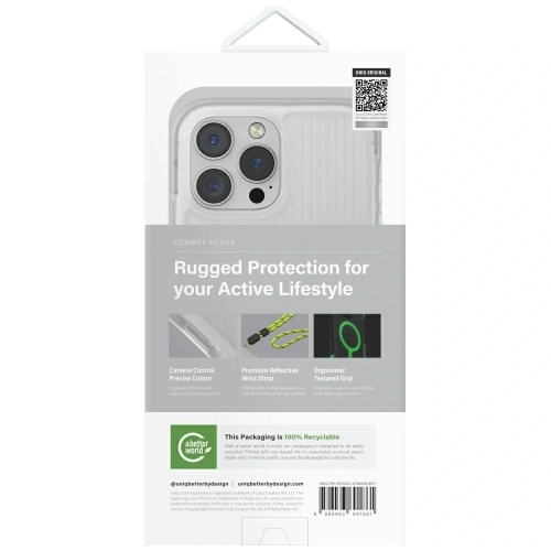 Kup Etui UNIQ Combat Active do Apple iPhone 16 Pro Max Magclick Charging lume white - UNIQ1476 - {ean13} - Sklep Home Screen