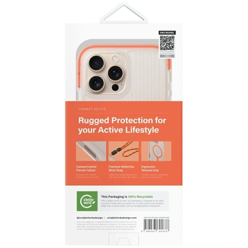Buy UNIQ Combat Active Apple iPhone 16 Pro Max Magclick Charging orange - UNIQ1477 - {ean13} - Home Screen Store Europe