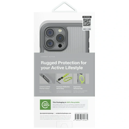 Buy UNIQ Combat Active Apple iPhone 16 Pro Max Magclick Charging grey - UNIQ1478 - {ean13} - Home Screen Store Europe
