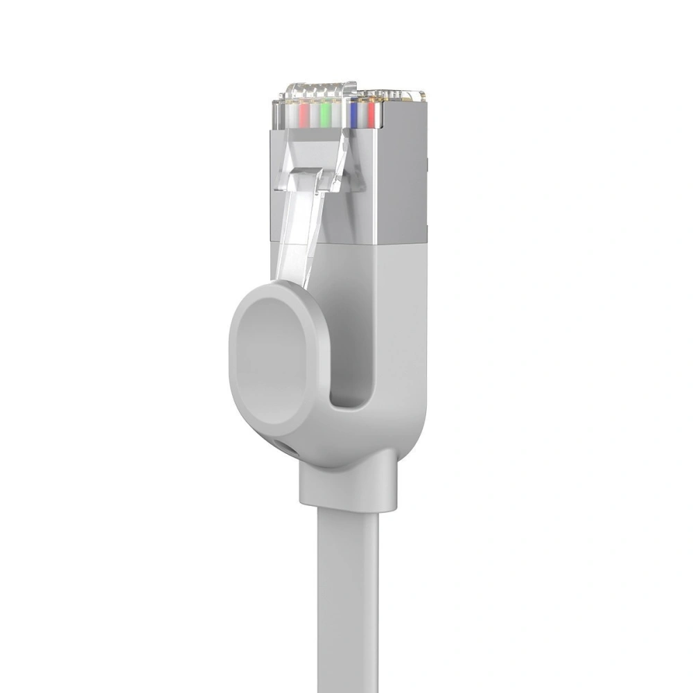 Płaski kabel sieciowy Baseus High Speed, Ethernet RJ45, Gigabit, Cat.6, 3m (szary)