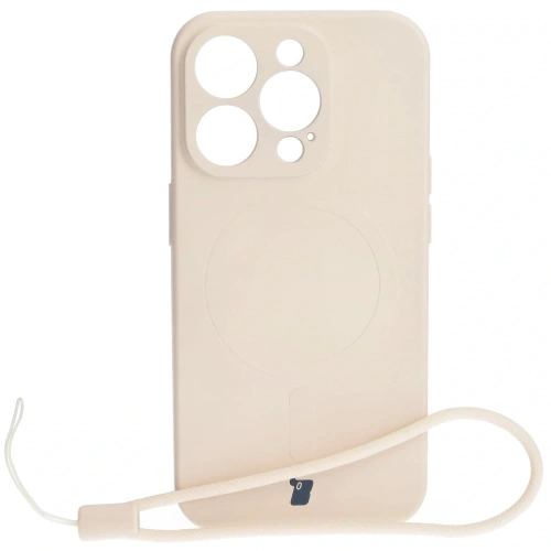 Kup Bizon Case Silicone Magnetic do Apple iPhone 15 Pro béžová - BIZ8772 - {ean13} - Sklep Home Screen