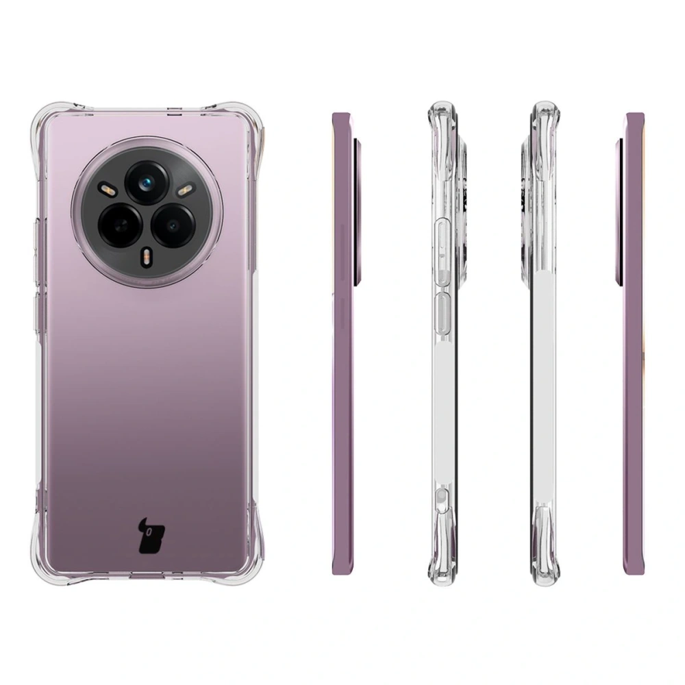 Elastyczne etui Bizon Case Salpa do Realme 14 Pro 5G przezroczyste