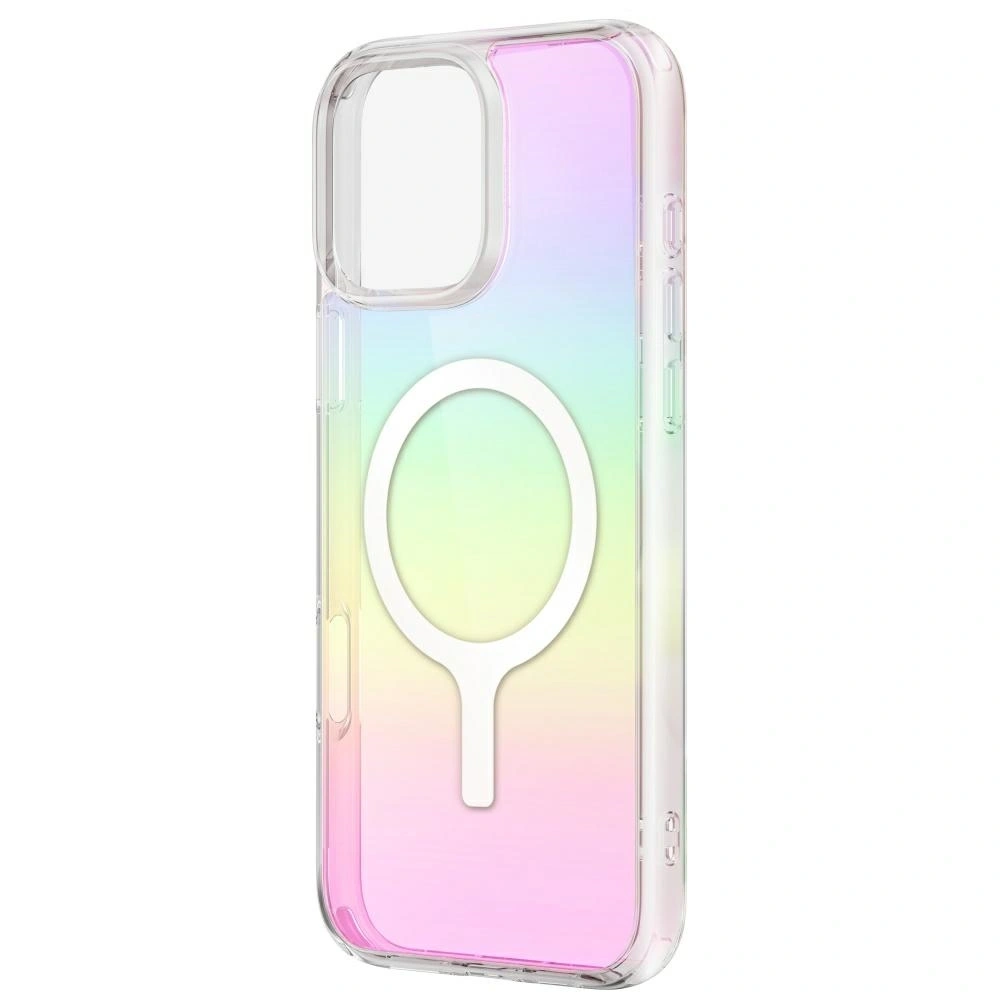 Etui UNIQ Iridescia do Apple iPhone 16 Plus Magclick Charging holograficzny