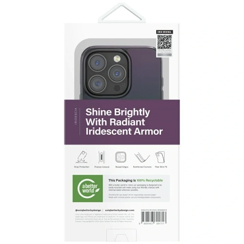 Kup Etui UNIQ Iridescia do Apple iPhone 16 Pro Magclick Charging midnight - UNIQ1482 - {ean13} - Sklep Home Screen