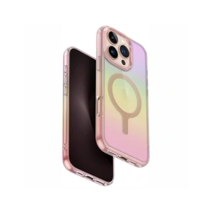 Kup Etui UNIQ Iridescia do Apple iPhone 16 Pro Magclick Charging pink prism - UNIQ1483 - {ean13} - Sklep Home Screen