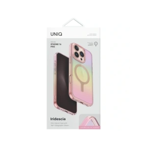 Kup Etui UNIQ Iridescia do Apple iPhone 16 Pro Magclick Charging pink prism - UNIQ1483 - {ean13} - Sklep Home Screen