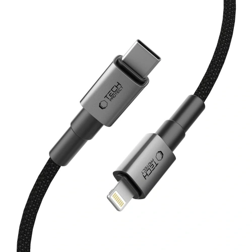 Kup Tech-Protect Ultraboost DNA USB-C / Lightning-Kabel PD 27W / 3A 25cm Eisen-Grau - THP4002 - {ean13} - Sklep Home Screen