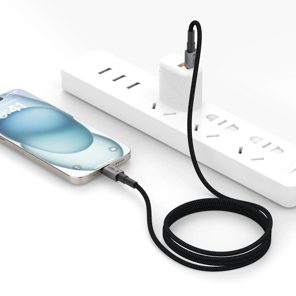 Kabel Tech-Protect Ultraboost DNA USB-C / Lightning Cable PD 27W / 3A 25cm Iron Grey