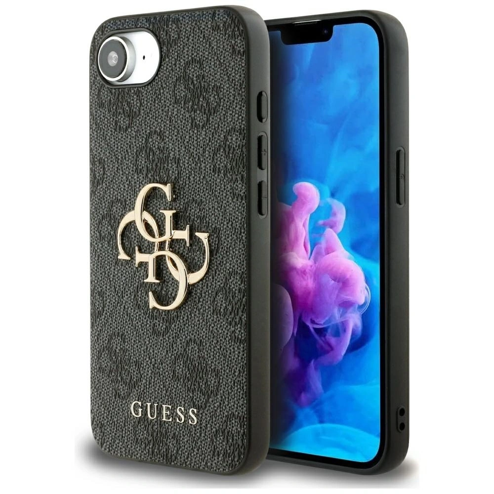 Etui Guess 4G Big Logo do Apple iPhone 16e czarny