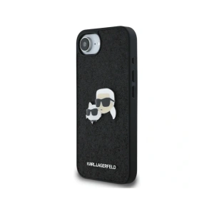 Kup Etui Karl Lagerfeld Fixed Glitter Karl&Choupette Heads Metal Pin do Apple iPhone 16e czarny - KLD21975 - {ean13} - Sklep Home Screen