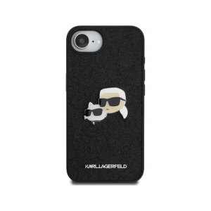 Kup Etui Karl Lagerfeld Fixed Glitter Karl&Choupette Heads Metal Pin do Apple iPhone 16e czarny - KLD21975 - {ean13} - Sklep Home Screen