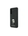 Karl Lagerfeld Rögzített Glitter Ikonik Logo Fém Kitűző Samsung Galaxy A36 fekete