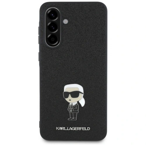Kup Karl Lagerfeld Pevný třpytivý kovový odznak Ikonik Logo Samsung Galaxy A36 černý - KLD21976 - {ean13} - Sklep Home Screen