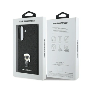 Buy Karl Lagerfeld Fixed Glitter Ikonik Logo Metal Pin Samsung Galaxy A56 black - KLD21977 - {ean13} - Home Screen Store Europe
