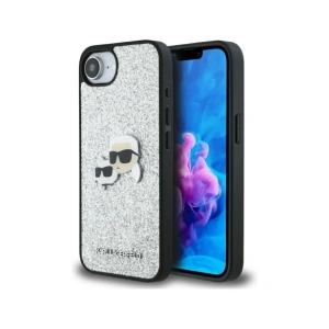 Kup Etui Karl Lagerfeld Fixed Glitter Ikonik Metal Pin do Apple iPhone 16e srebrny - KLD21978 - {ean13} - Sklep Home Screen