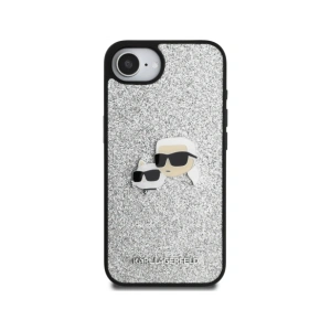 Kup Etui Karl Lagerfeld Fixed Glitter Ikonik Metal Pin do Apple iPhone 16e srebrny - KLD21978 - {ean13} - Sklep Home Screen