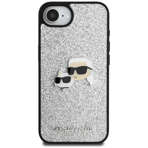 Kup Karl Lagerfeld Rögzített Csillogó Ikonik Fém Kitűző Apple iPhone 16e ezüst - KLD21978 - {ean13} - Sklep Home Screen