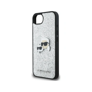Kup Etui Karl Lagerfeld Fixed Glitter Ikonik Metal Pin do Apple iPhone 16e srebrny - KLD21978 - {ean13} - Sklep Home Screen