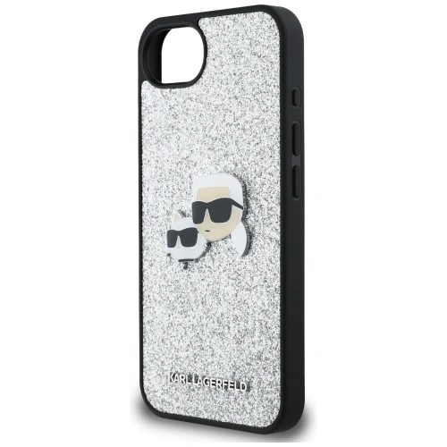 Kup Karl Lagerfeld Rögzített Csillogó Ikonik Fém Kitűző Apple iPhone 16e ezüst - KLD21978 - {ean13} - Sklep Home Screen