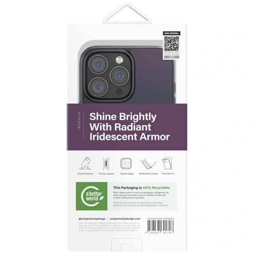 Kup Etui UNIQ Iridescia do Apple iPhone 16 Pro Max Magclick Charging midnight - UNIQ1485 - {ean13} - Sklep Home Screen