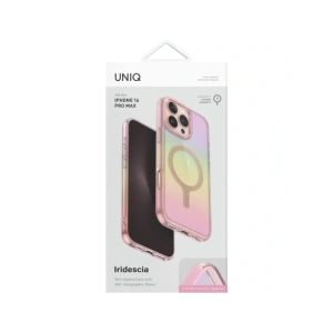 Buy UNIQ Iridescia Apple iPhone 16 Pro Max Magclick Charging pink prism - UNIQ1486 - {ean13} - Home Screen Store Europe
