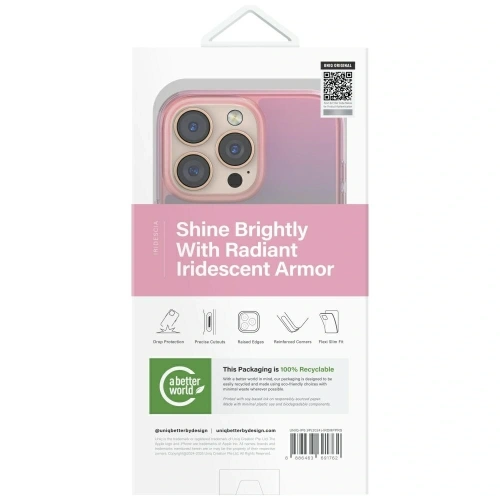 Buy UNIQ Iridescia Apple iPhone 16 Pro Max Magclick Charging pink prism - UNIQ1486 - {ean13} - Home Screen Store Europe