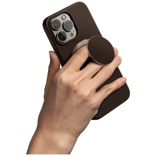 Buy UNIQ Keva Air Apple iPhone 16 Pro Max Magclick Charging GripFit brown - UNIQ1488 - {ean13} - Home Screen Store Europe