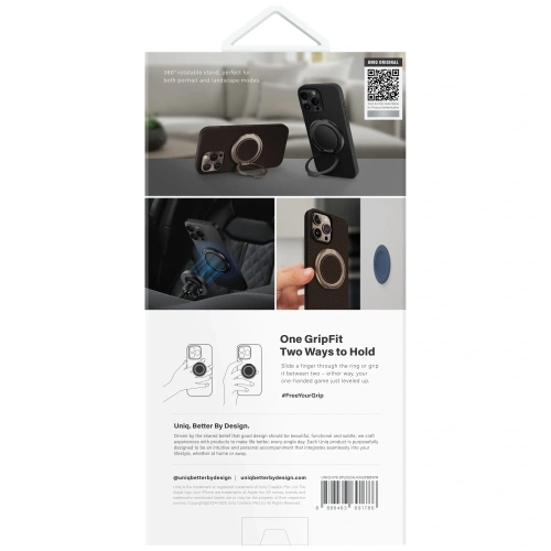 Kup UNIQ Keva Air Apple iPhone 16 Pro Max Magclick Charging GripFit braun - UNIQ1488 - {ean13} - Sklep Home Screen