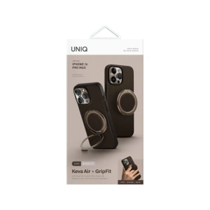 Buy UNIQ Keva Air Apple iPhone 16 Pro Max Magclick Charging GripFit brown - UNIQ1488 - {ean13} - Home Screen Store Europe