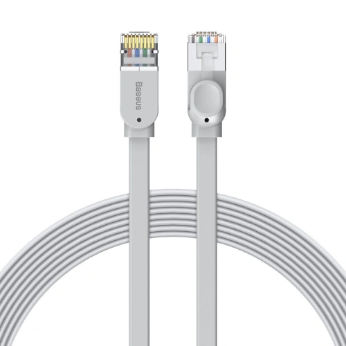 Kup Cablul de rețea plat Baseus High Speed, Ethernet RJ45, Gigabit, Cat.6, 8m (gri) - BSU1445GRY - {ean13} - Sklep Home Screen