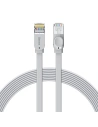 Cablul de rețea plat Baseus High Speed, Ethernet RJ45, Gigabit, Cat.6, 8m (gri)