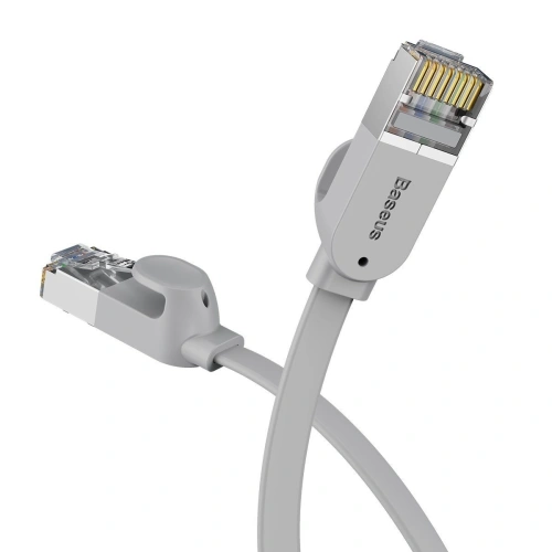 Kup Cablul de rețea plat Baseus High Speed, Ethernet RJ45, Gigabit, Cat.6, 8m (gri) - BSU1445GRY - {ean13} - Sklep Home Screen