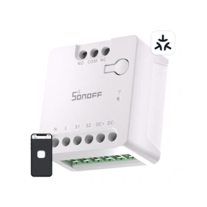 Kup SONOFF MINI-D Matter WiFi kapcsoló (AC/DC 12-48V feszültségmentes érintkező) - SNF199 - {ean13} - Sklep Home Screen