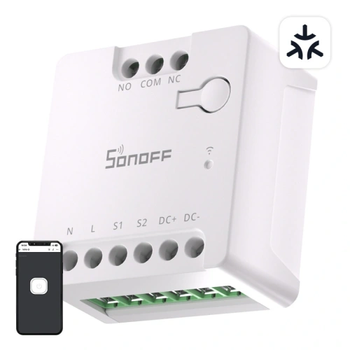 Kup SONOFF MINI-D Comutator WiFi Matter (AC/DC 12-48V contact fără potențial) - SNF199 - {ean13} - Sklep Home Screen