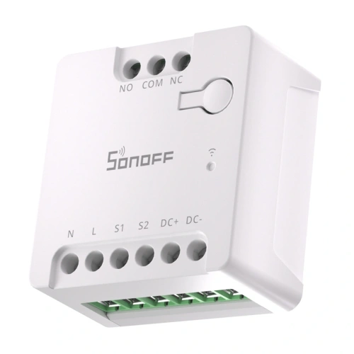 Kup SONOFF MINI-D Matter WiFi kapcsoló (AC/DC 12-48V feszültségmentes érintkező) - SNF199 - {ean13} - Sklep Home Screen