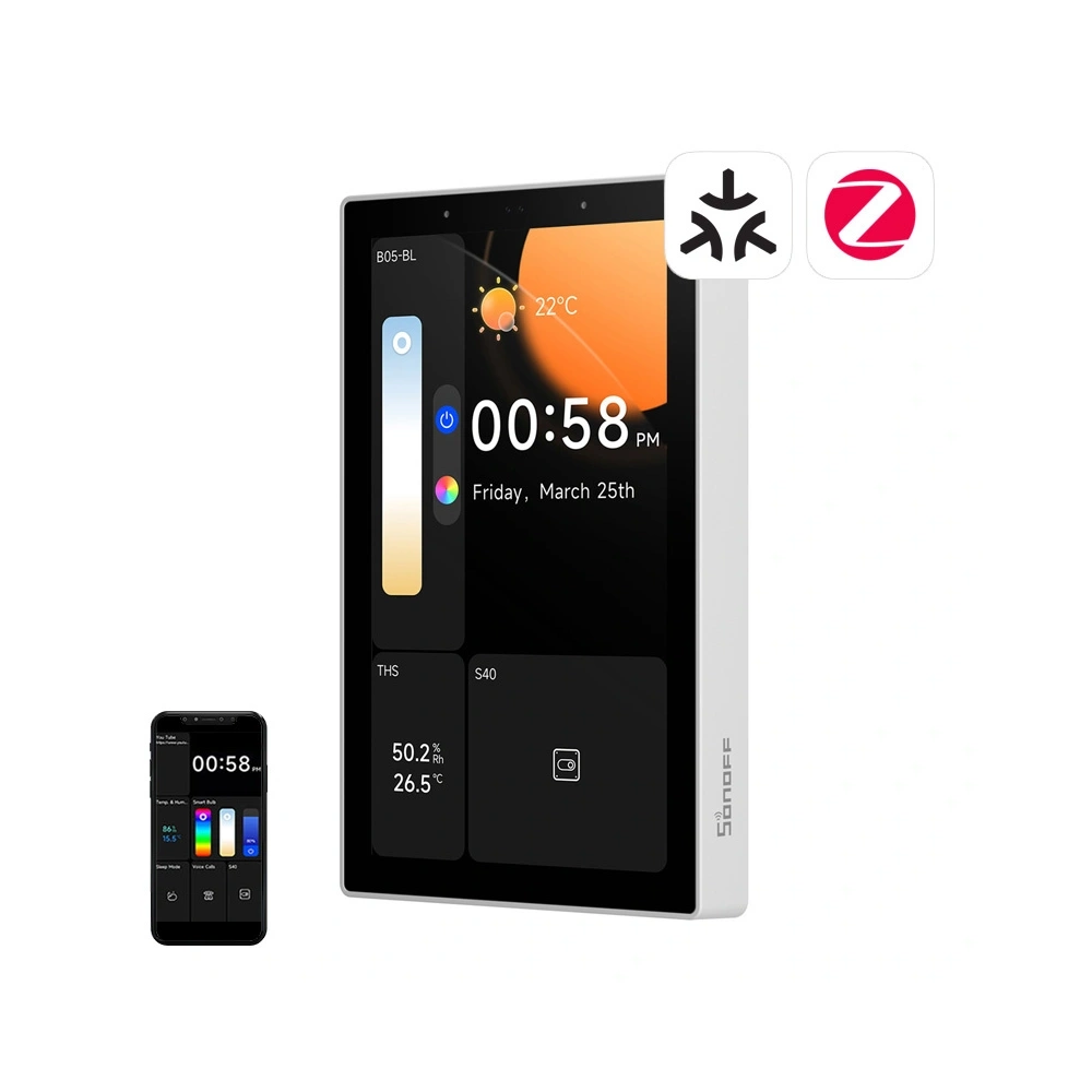 Panel sterowania WiFi/Bluetooth/ZigBee Matter SONOFF NSPanel Pro 120 (biały)