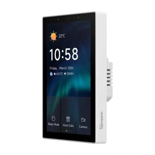 Buy WiFi/Bluetooth/ZigBee Matter control panel SONOFF NSPanel Pro 120 (white) - SNF201 - {ean13} - Home Screen Store Europe