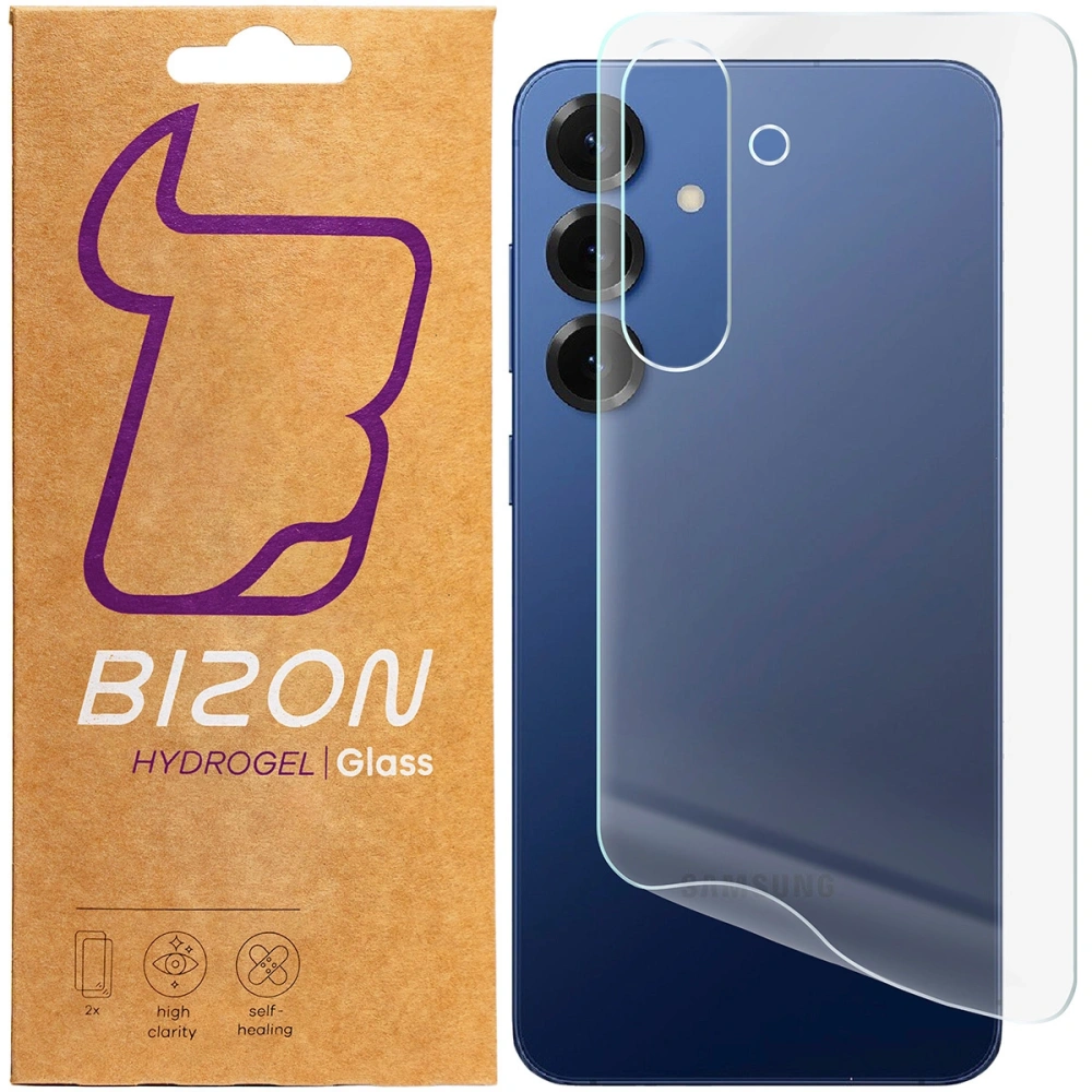 Folia hydrożelowa na tył Bizon Glass Hydrogel do Samsung Galaxy S25+ Plus [2 PACK]