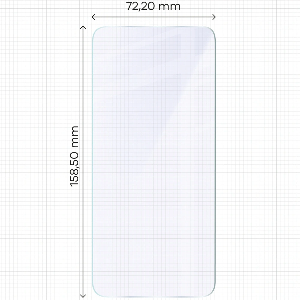 Elastyczne szkło hybrydowe Bizon Glass Mule do Oppo Reno 13 Pro
