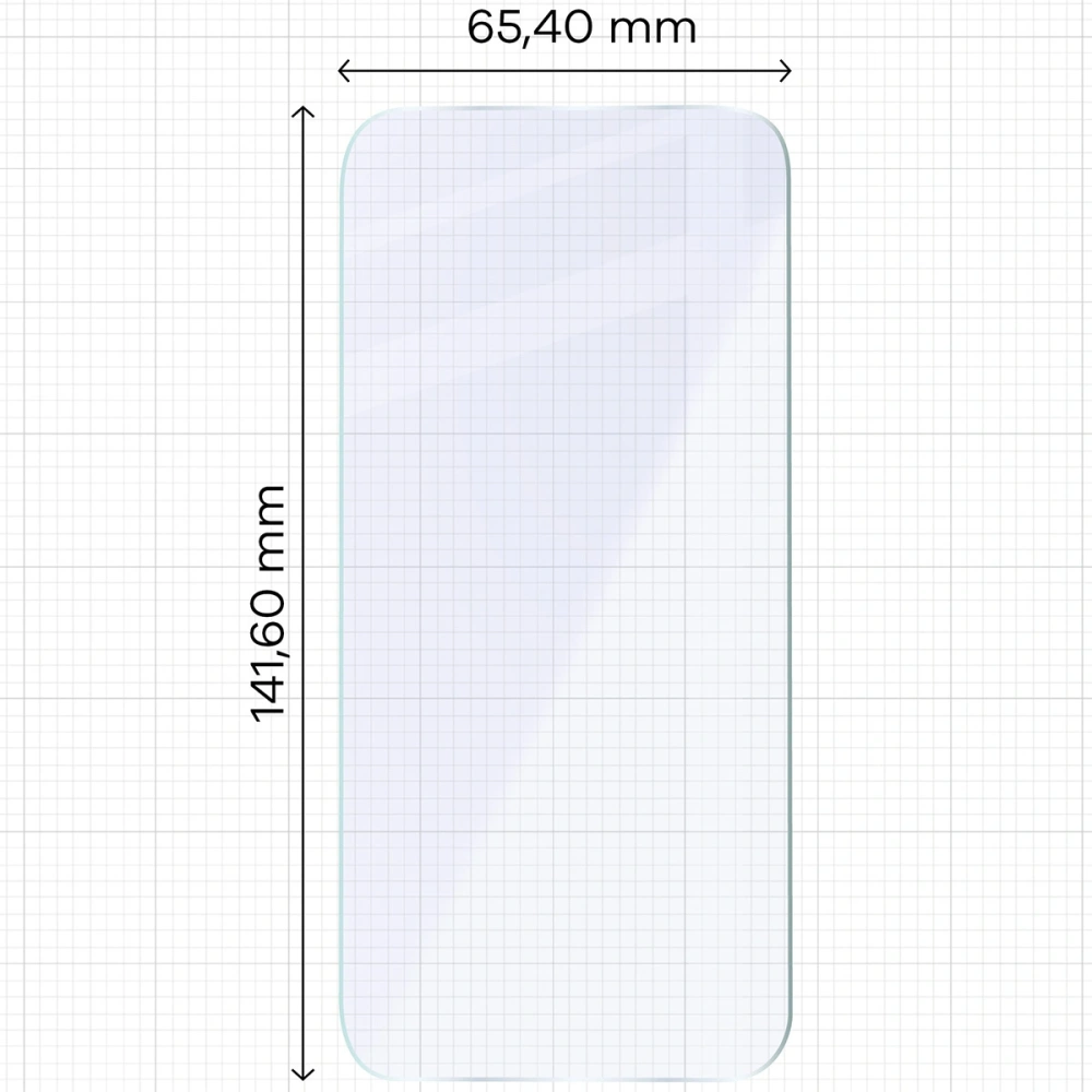 Elastyczne szkło hybrydowe Bizon Glass Mule do Apple iPhone 15 Pro