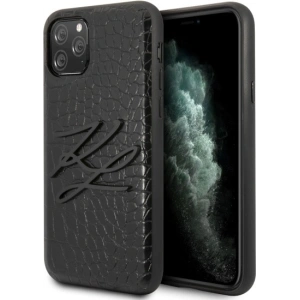 Kup Etui Karl Lagerfeld KLHCN58CRKBK Apple iPhone 11 Pro hardcase czarny/black Croco - KLD274BLK - {ean13} - Sklep Home Screen